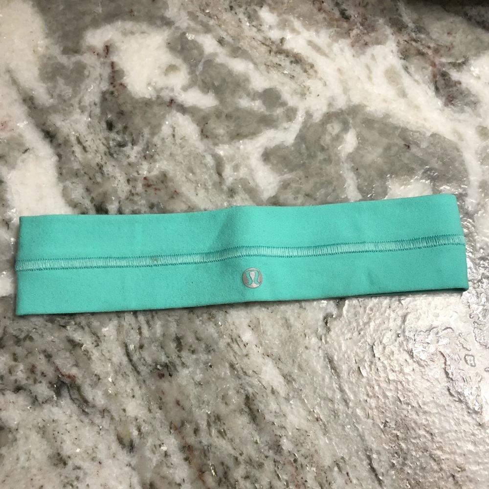 Lululemon Fly Away Tamer Headband Teal